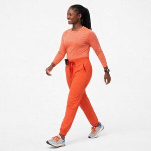 FIGS Zamora Jogger Pant Sunset Orange XXS/P